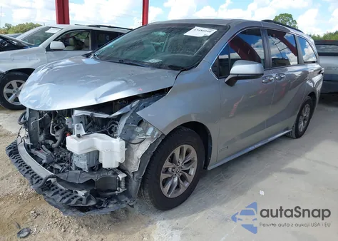 2021 Toyota Sienna Xle из США, поврежденный, VIN 5TDYSKFC5MS007913